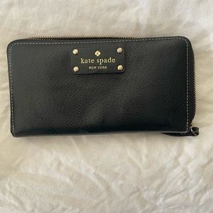 Kate Spade Black Leather Wallet